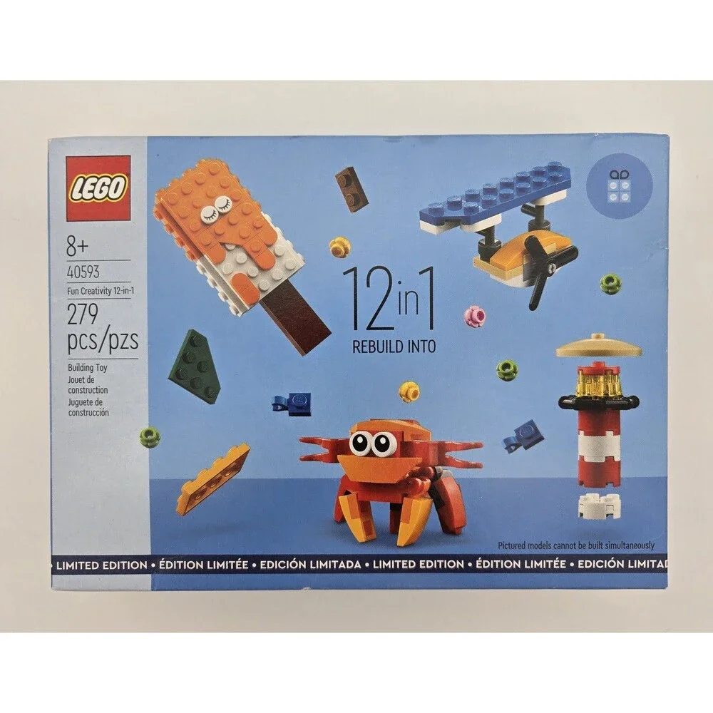 LEGO 40593 Fun Creativity 12-in-1 Seasonal Gift Set 2023 Exclusive New Sealed‎